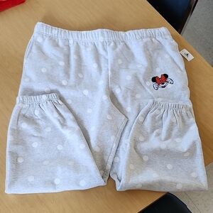 Disney Parks polka dot Minnie sweatpants, size 1X, New With Tags!